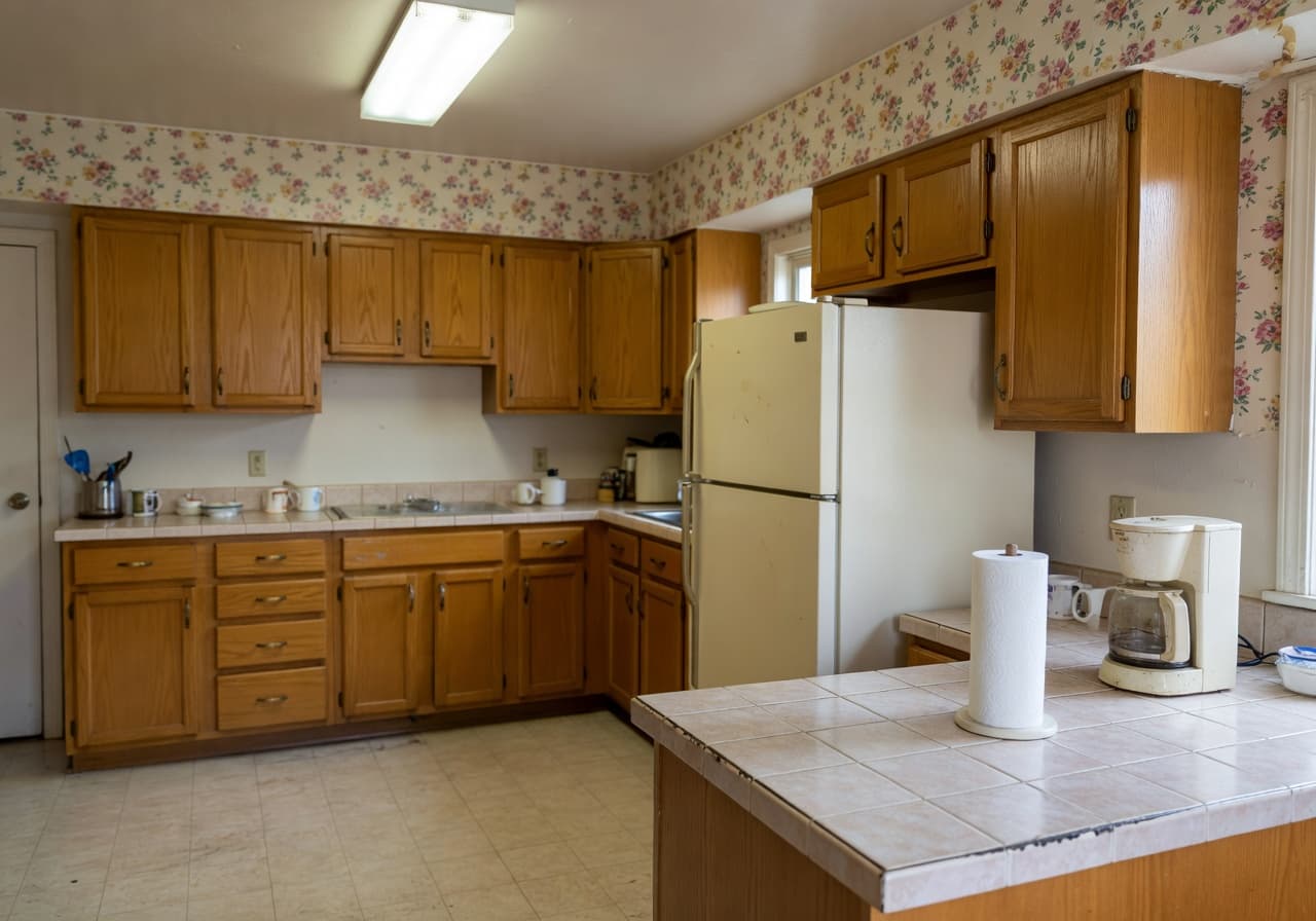 AI kitchen design — AI kitchen design refresh — before AI redesign