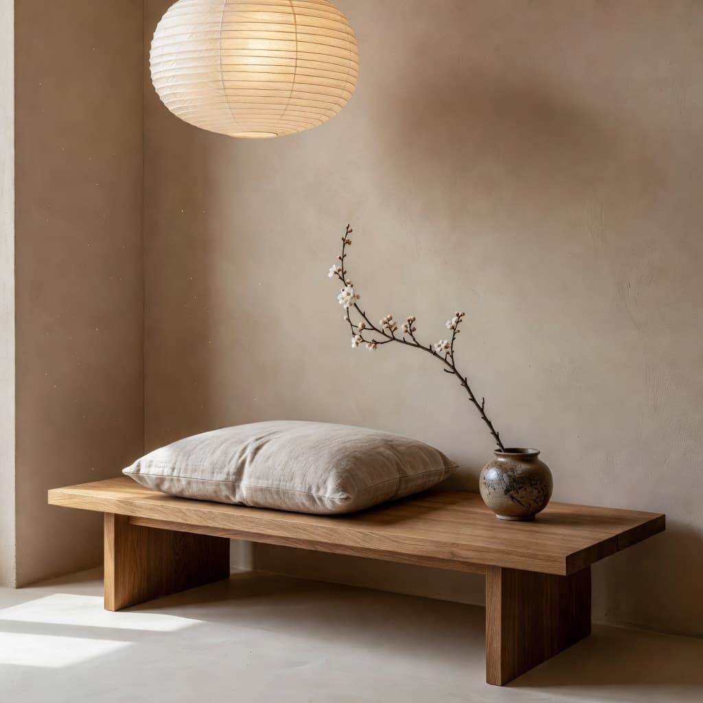 Japandi interior style interior design style example generated by DecorAI